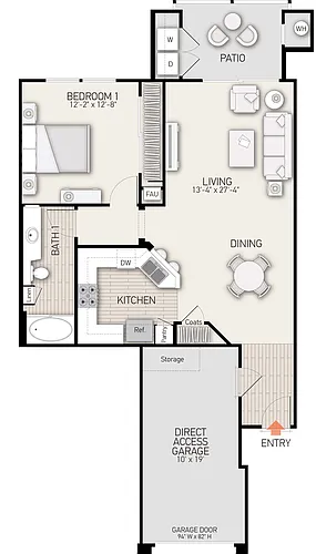 Floor plan Plan E
