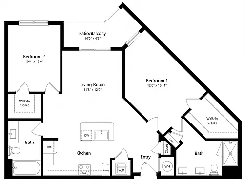 Floor plan Wild Indigo