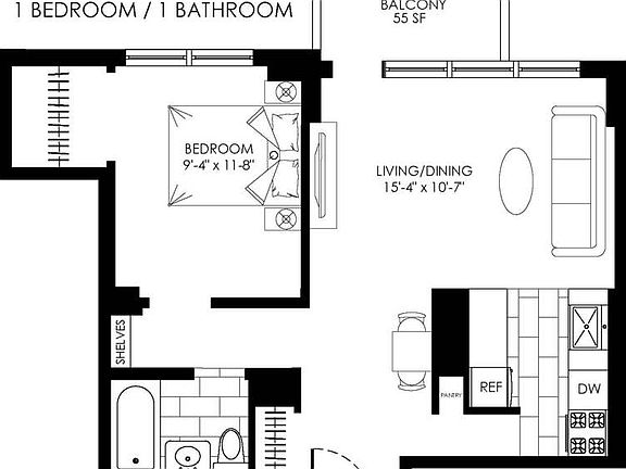 2nd image of 341 10th St APT 11M