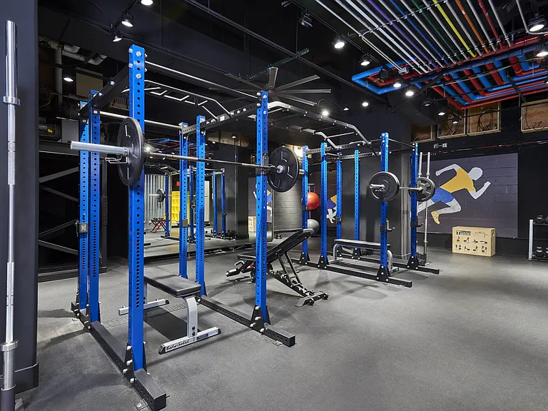 24 hour fully equipped fitness center and workout studio