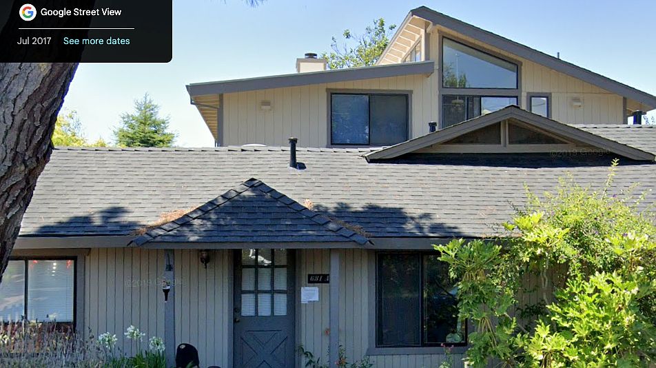 Front of the house. Two story Duplex. Unit A