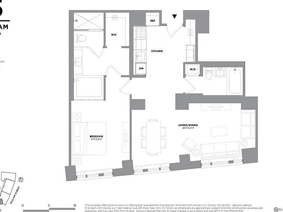 2nd image of 15 William St APT 43J
