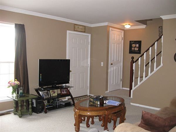 Living Room w/ Coat Closet