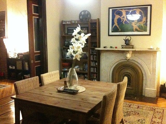 Spacious dining room