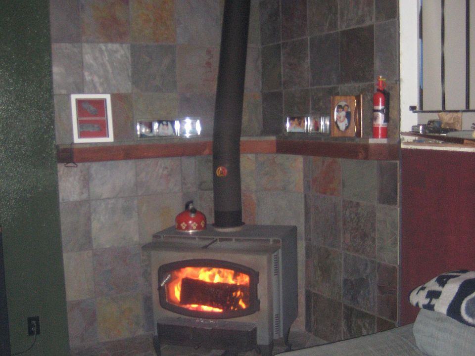 Slated woodstove