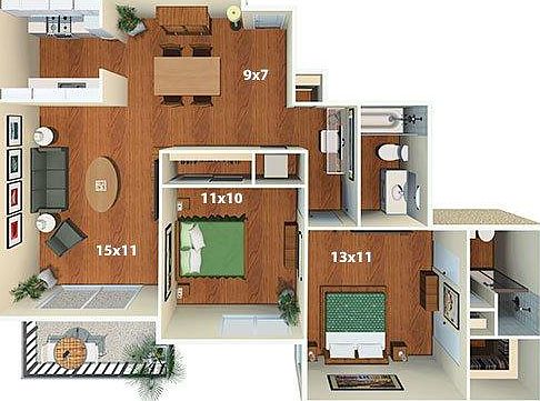2nd image of 301 E Bellevue Dr #209