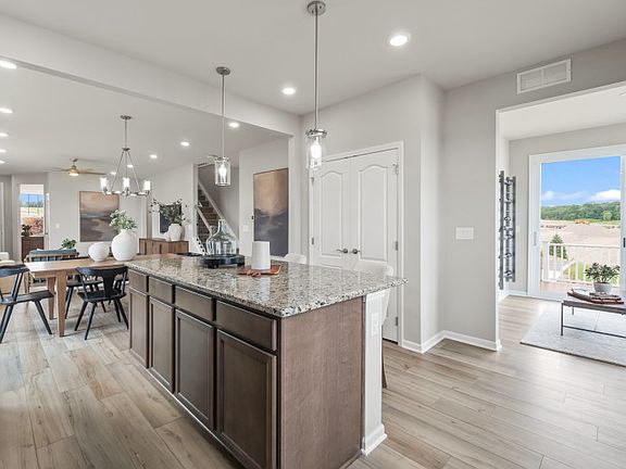 Kitchen, Open to Sunroom and Cafe