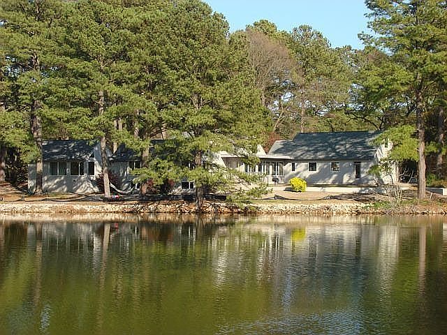 view from across lake