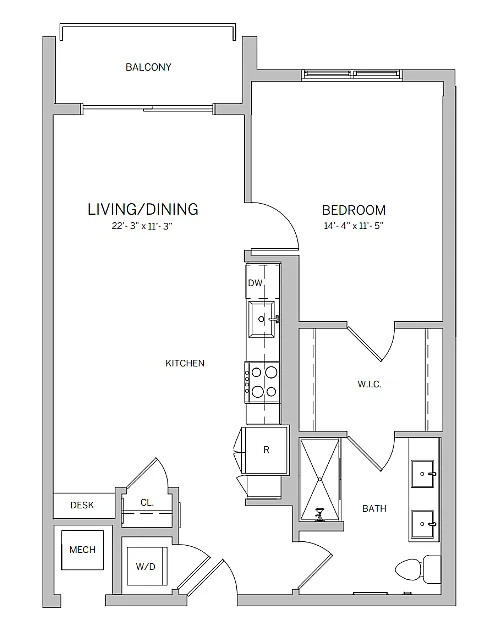 Floor plan A082W