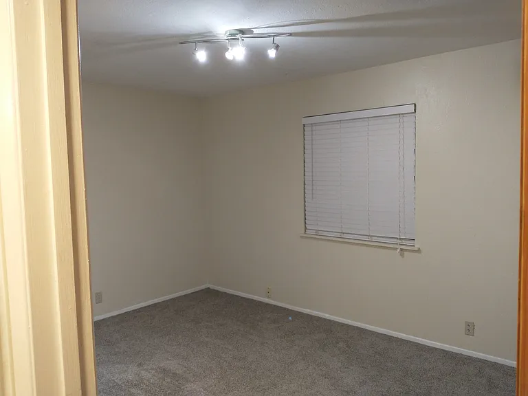 Second bedroom is pretty big but not same size as master. Has a good sized closet.