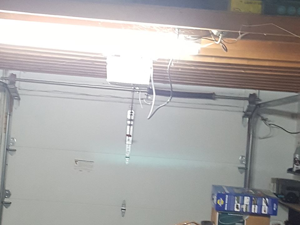 Garage with storage loft 