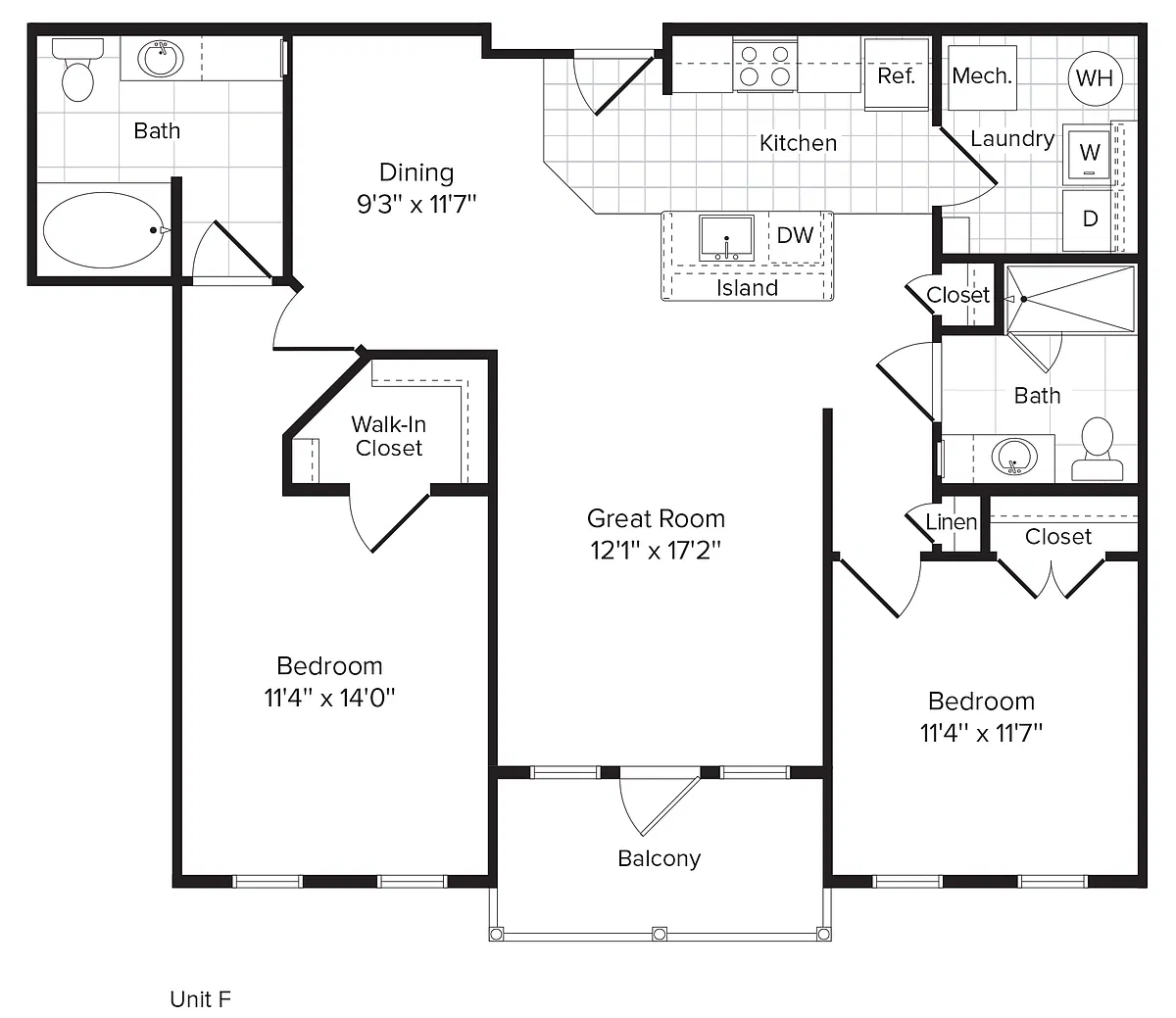 Floor plan FC br1bc1