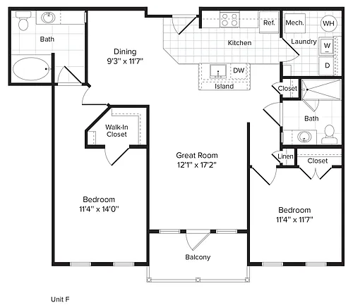 Floor plan FC br1bc1
