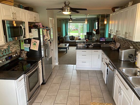 Kitchen leading into LR