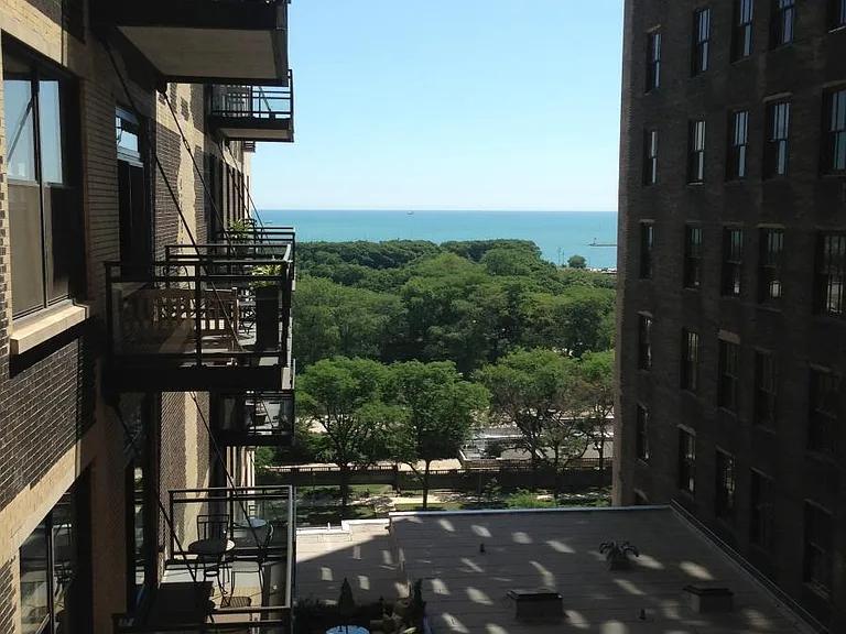Lake Michigan view from deck
