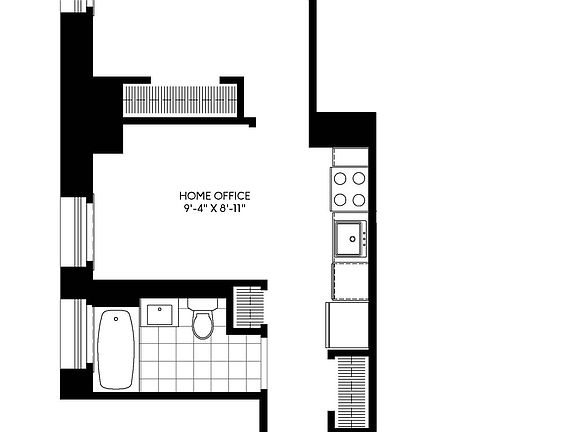 2nd image of 90 West St APT 17V