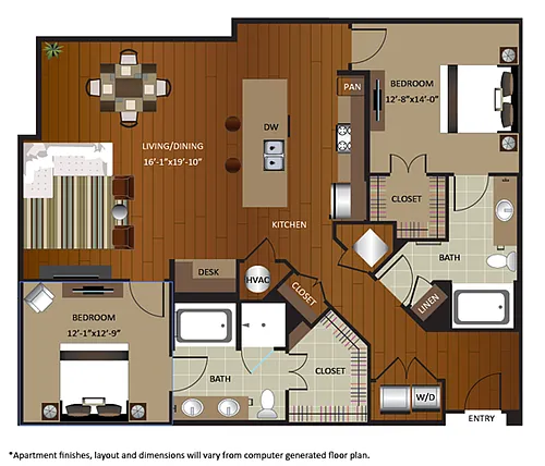 Floor plan B3