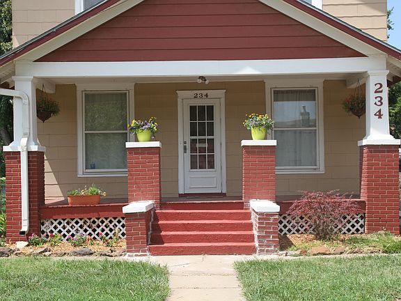 East Covered Front Porch