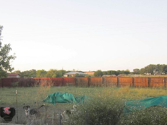 left of driveway