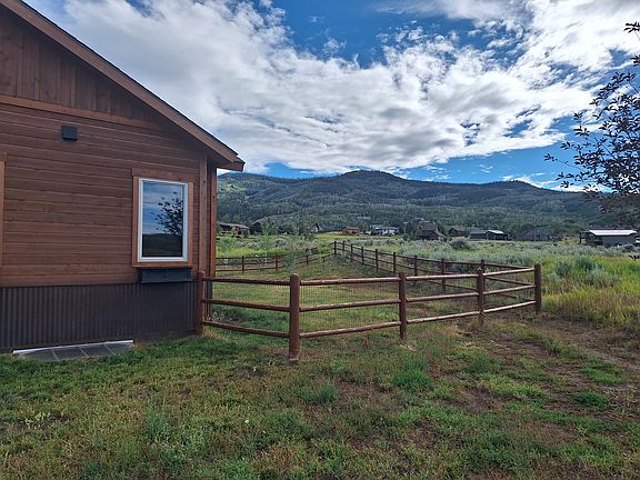 Side and back of house with gorgeous mountain view.