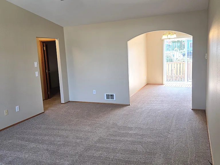 View from the front entrance door.