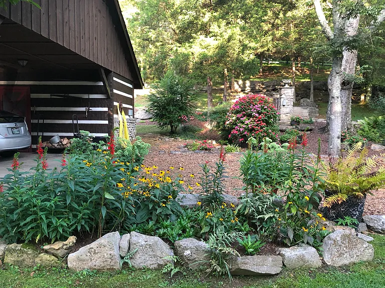 yard care and beautiful landscaping provided free of charge