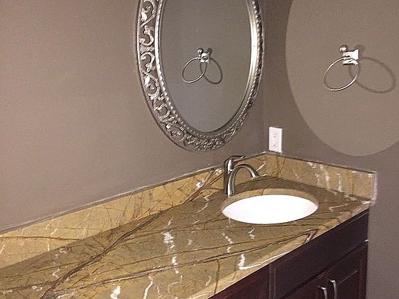 Granite in master bath