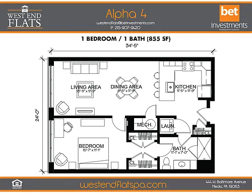 Floor plan Alpha 4