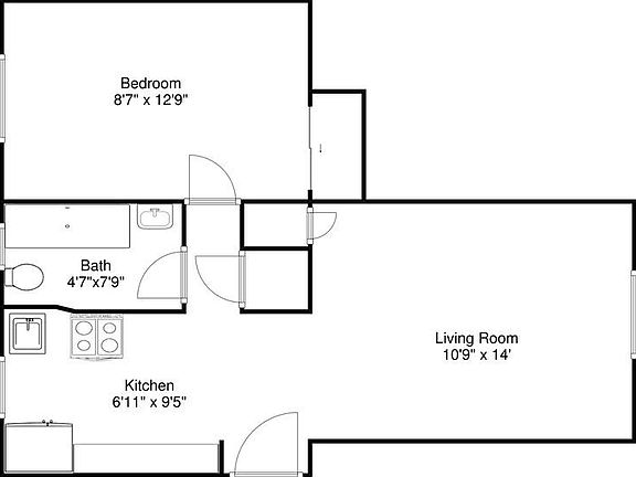 2nd image of 301 W 19th St APT 23