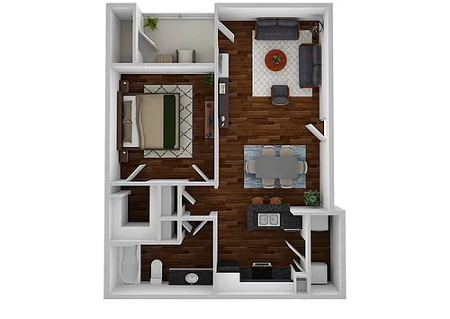 Floor plan A1 - Sewanee