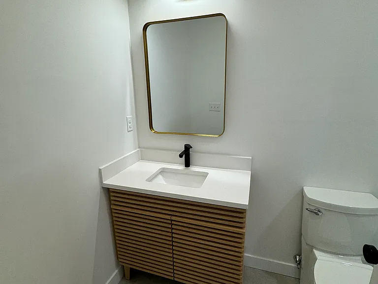 Common bath vanity.