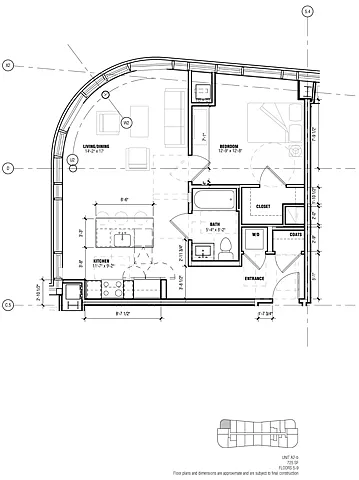 Floor plan Unit A2b
