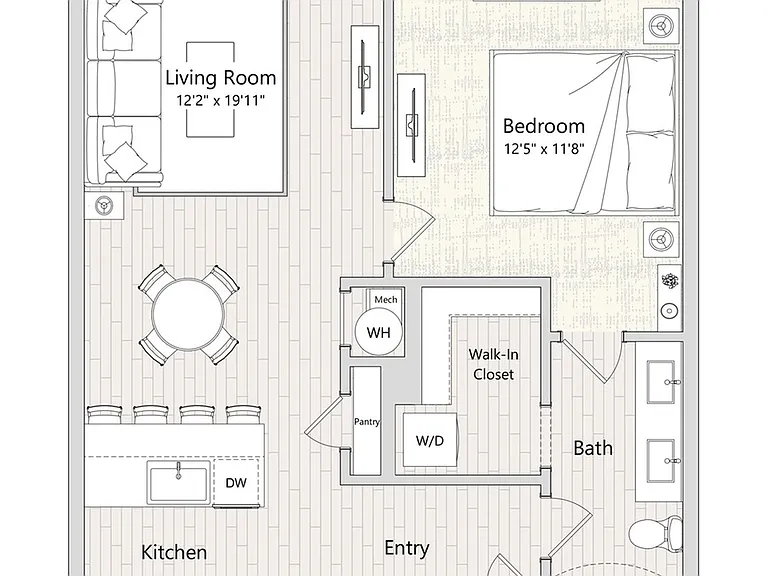 One Bedroom - A3 One Bedroom - A3