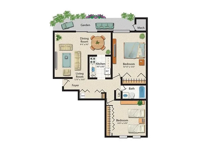 Floor plan GREENSPRING