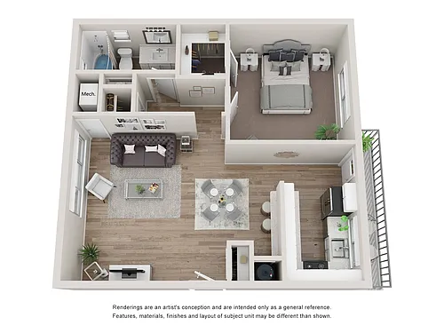 Floor plan 1X1