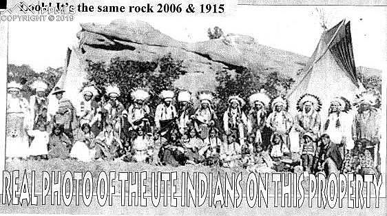 photo taken in front of same Rock on property