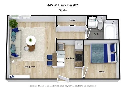 Floor plan 21 - Studio
