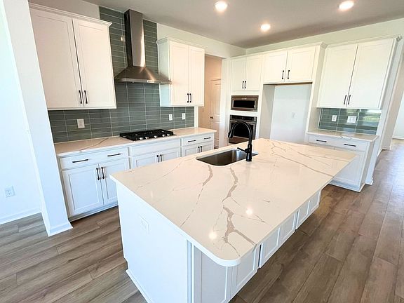 The kitchen in the Grayson at Wendell Falls.