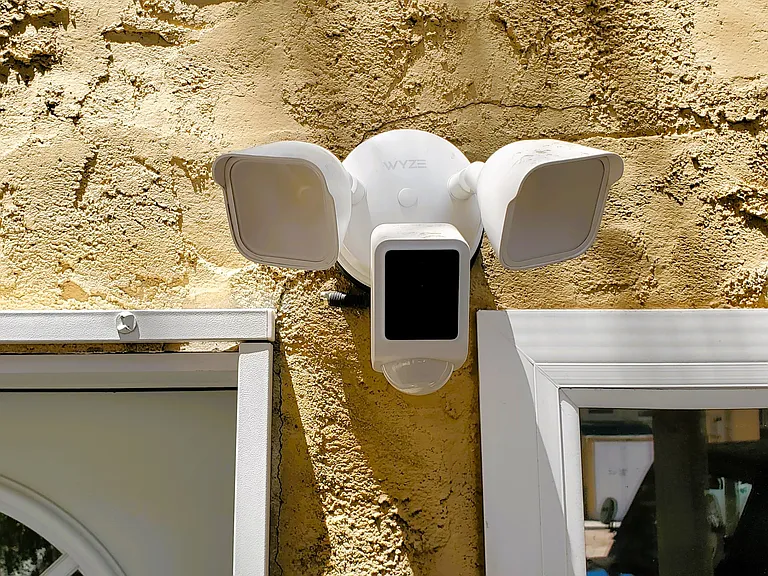 Wyze Security camera and motion-activated floodlights