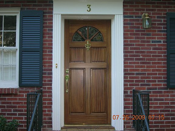 Beautiful mahogany door