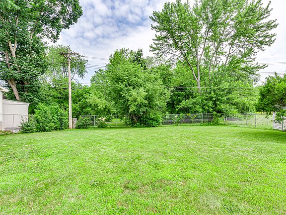 Fenced in backyard