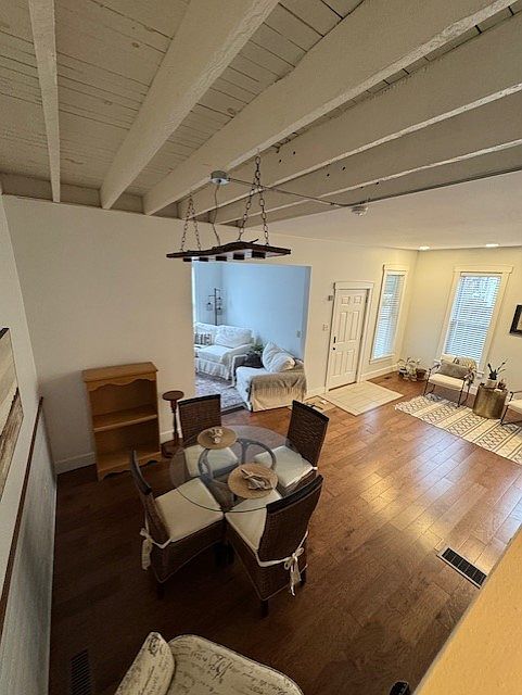 Living and dining space