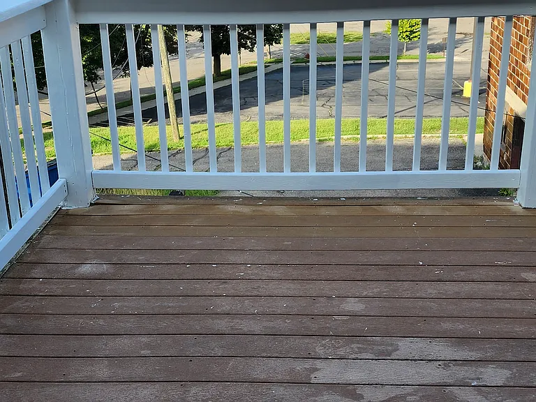 Balcony-deck looking East from Apt Door