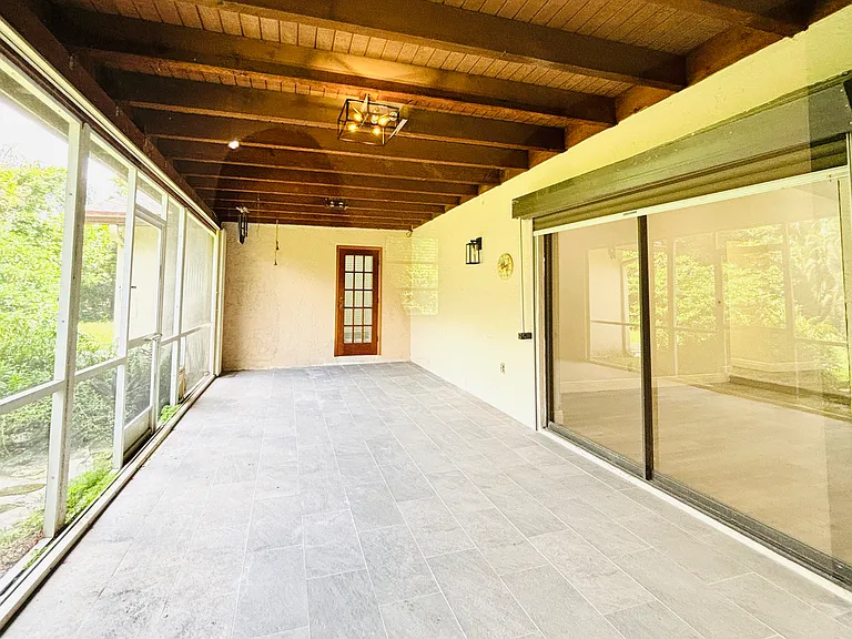Covered patio