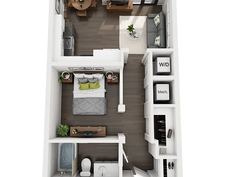 Suede (A4) floor plan Ellison On Broad