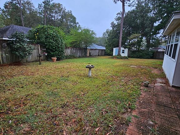 Backyard from patio