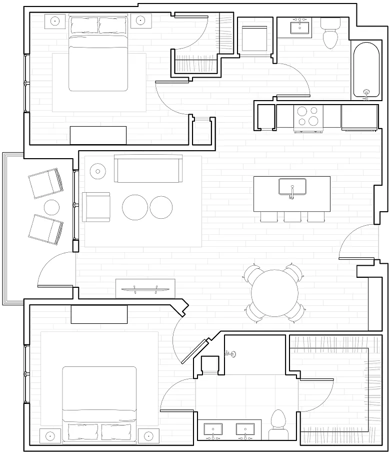 Floor plan B ONE