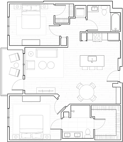 Floor plan B ONE