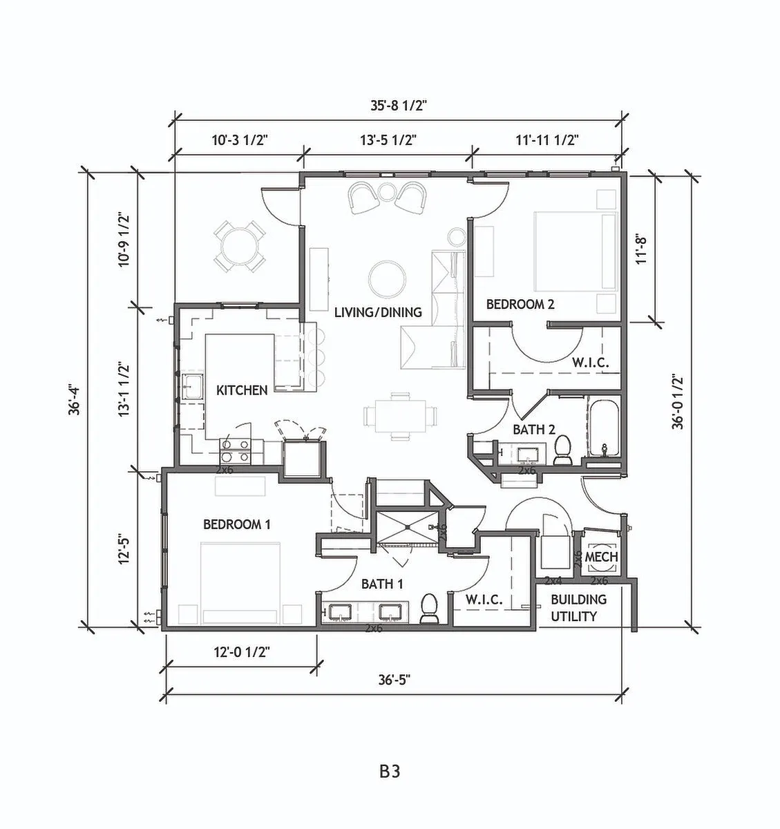 Floor plan B3