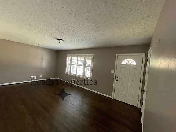 Living room looking at front door